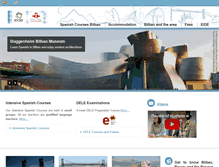 Tablet Screenshot of learn-spanish-in-bilbao.com